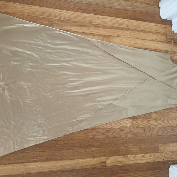 Vince silk gold tank dress - Picture 3 of 4